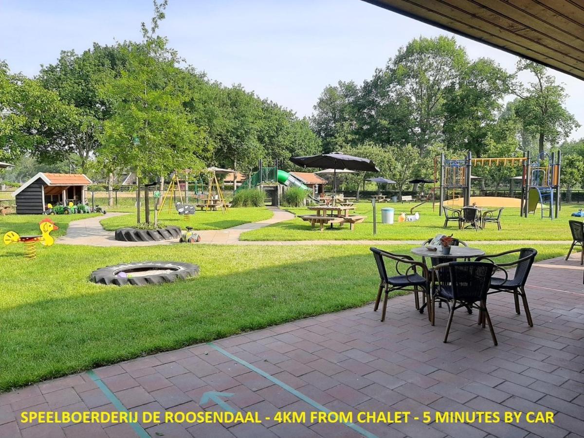 Sfeervol Chalet Op De Veluwe Putten Eksteriør billede